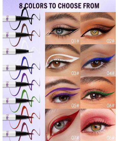  LYSdefeu Waterproof matte liquid eyeliner highly pigmented and long-lasting smudge-proof quick-drying for everyday and festival use color makeup vegan-01 black - Buy Online on GoSupps.com