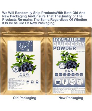 100% Natural Pure Blueberry Powder 100g/3.52oz poudre de myrtille pour smoothies et petit d jeuner lyophilis sans sucre ajout  - Buy Online on GoSupps.com