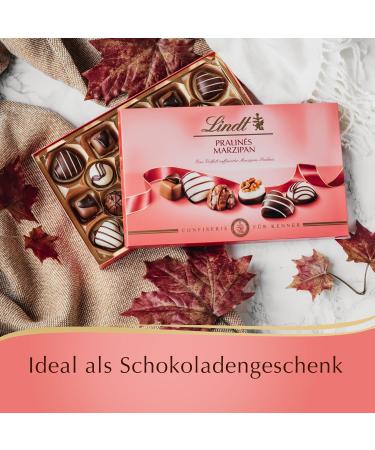 Buy Lindt Chocolate Pralins Box - 12 Fine Marzipan Creations 125g | Perfect Chocolate Gift for Connoisseurs | International Shipping - Buy Online on GoSupps.com