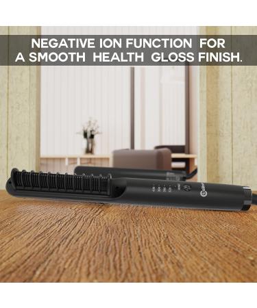 Buy Gridiron Straightening Comb - Professional Ceramic Electric Hot Comb | Firm Grip Hair Straightener | Dual Voltage Design for International Shipping - Buy Online on GoSupps.com