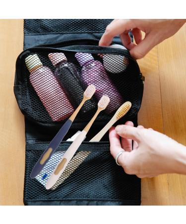 Beavorty Travel Toothbrush - 36 Soft Bristle Portable Toothbrushes for Hiking Camping & Business Trips - Buy Online on GoSupps.com
