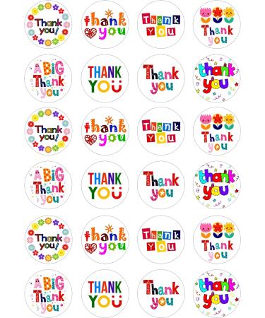 24 Thank you pre-cut edible cupcake wafer toppers - Buy Online on GoSupps.com