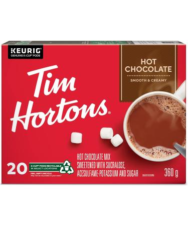 Tim Hortons Colombian Coffee Single Serve Keurig K Cup Pods Medium Roast 30 Count & Hot Chocolate Recyclable Single Serve Keurig K-Cup Pods 20 Count - Buy Online on GoSupps.com