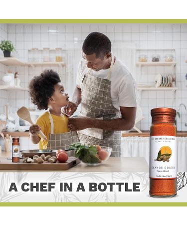 The Gourmet Collection Orange Ginger Seasoning Blend for Duck, Fish, Meat, Chicken, Salads, Soups - Ground Ginger Garlic Seasoning - Buy Online on GoSupps.com