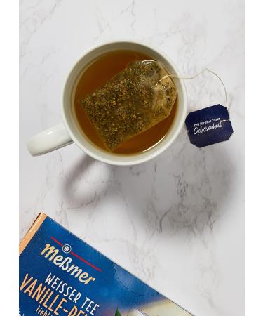Buy Me mer White Tea Vanilla-Peach | Vegan Gluten-Free Lactose-Free | 25 Tea Bags for International Shipping - Buy Online on GoSupps.com