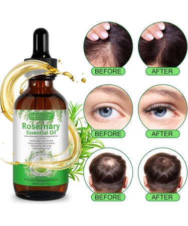 Rosemary Hair Oil for Hair Growth and Skin Care Hair Strengthening Oil for Fuller Healthier Hair Anti Hair Loss and Nourishes Scalp for Hair Growth Repair | 60 ml - Buy Online on GoSupps.com