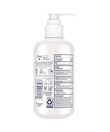 Dove Nourishing Hand Sanitizer - 99.99% Germ Protection, 61% Alcohol, 8oz (Pack of 4) - Deep Moisture & Lasting Hydration - Buy Online on GoSupps.com