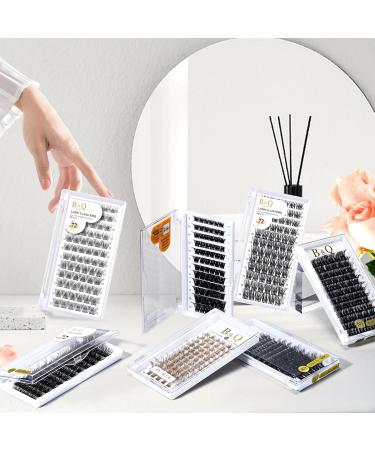 Shop D Curl 12mm Individual Eyelashes - 72 PCs DIY Reusable Wispy Eyelash Extensions for Beginners - Perfect for Home Use - Buy Online on GoSupps.com