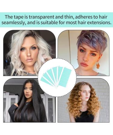 144PCS Tape For Hair Extensions Double Sided Adhesive Tapes Double Sided Hair Extension Tape Hair Extension Tape Tabs Tape Extension Tabs for Human Hair Replacement Wig Tape - Buy Online on GoSupps.com
