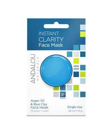 Andalou Naturals Instant Clarity Argan Oil & Blue Clay Face Mask .28 oz (8 g)