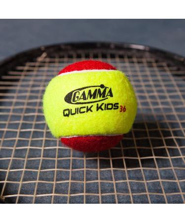 Gamma Sports Kids Training Balls Yellow/Orange - Quick Kids 36 - 12-Pack - Buy Online on GoSupps.com