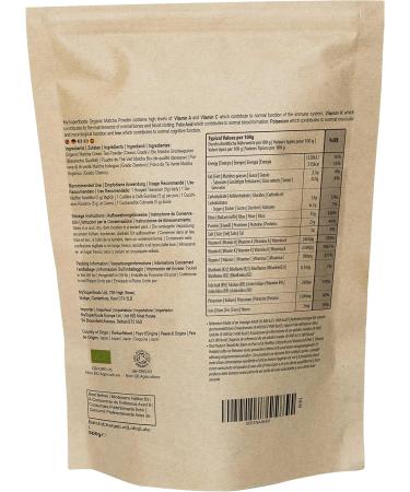 Organic Matcha Green Tea - Natural Energy Drink & Ergogenic Aid | MySuperfoods | 500g - Buy Online on GoSupps.com
