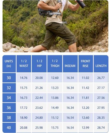 Magcomsen Men's 3/4 Fast-Drying Outdoor Shorts - Lightweight Summer Capri Pants Breathable Hiking Bermuda Shorts 7 Pockets Stretch Bike Pants - Black - Buy Online on GoSupps.com