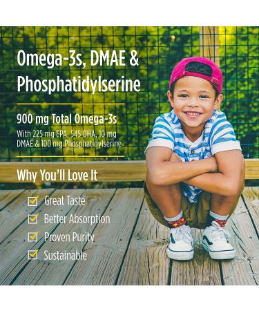 Nordic Naturals Omega Focus Junior - Omega-3 Soft Gels for Ages 6-18 - 120 Mini Gels - Buy Online on GoSupps.com