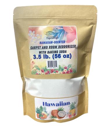 Eleganceinlife Hawaiian-Scented Carpet and Room Deodorizer with Baking Soda 3.5 lb. (56 oz)