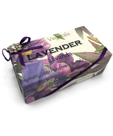 Alchimia Jeweled Lavender Vegetable Soap - Handmade in Italy - 10.5 oz | Luxury Natural Soap for All Skin Types - Buy Online on GoSupps.com