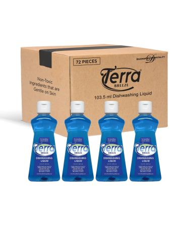 Hotel Liquid Dish Soap Detergent | Mini Size 3.5 oz. | (Case of 72)