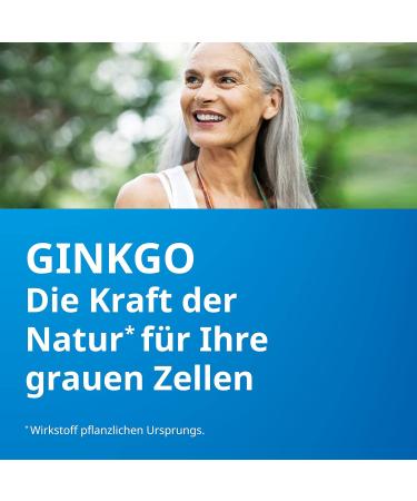 Ginkgo Stada 240 mg - Improve Cognitive Function & Quality of Life in Mild Dementia - 60 Film-Coated Tablets - International Shipping - Buy Online on GoSupps.com