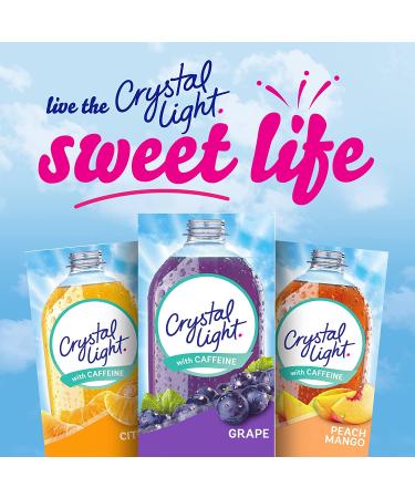 Crystal Light Sugar-Free Energy Grape On-The-Go Drink Mix 120 Packets - Buy Online on GoSupps.com