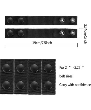 WILLBOND Belt Keeper Double Snaps Belt Keeper for Outdoor Sports Belt Fixing (8 Pieces) - Buy Online on GoSupps.com