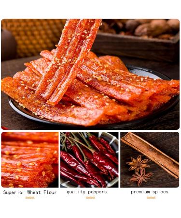 Buy La Tiao Spicy Strips - 4 Packs (136g Each) | Authentic Chinese Spicy Snack Sticks - International Shipping Available - Buy Online on GoSupps.com