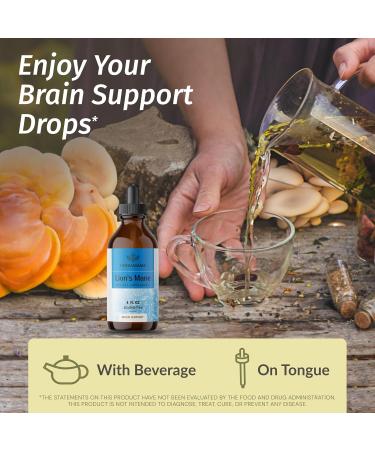 HERBAMAMA Liquid Drops Kit - Bundle of Super Immune Mushroom Complex and Lion's Mane Tincture 4 fl oz - Vegan Non-GMO Sugar & Alcohol-Free - 2 Pack - Buy Online on GoSupps.com