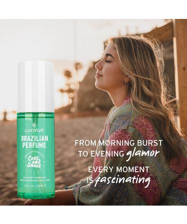 Brazilian Perfume for Women: Long Lasting Brazilian Fragrance - contains vanilla chocolate salt and sandalwood - Natural Sweet and Comfortable Hair and Body Fragrance 3.4fl Oz (100 ml) - Buy Online on GoSupps.com
