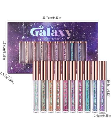 Eyeshadow Liquid - Liquid Eye Shadow Set Brown Eye Makeup Set Brilliant Gel Highlighter Shimmer Shadow Brighten Eyes Make Up Kit Shzons - Buy Online on GoSupps.com