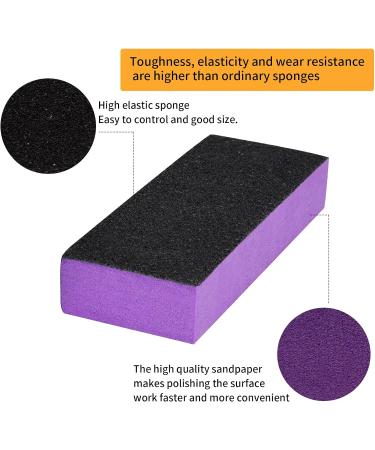 Buy Reusable Black Nail File & Thin Buffer Block - Double Sided Manicure Tools (100/180 Grit) - Perfect for Buffing & Grinding | International Shipping - Buy Online on GoSupps.com