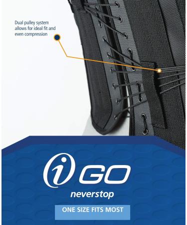 iGo i-81000 Dual Pulley Back Brace - Adjustable One Size | Shop Internationally for Optimal Comfort & Support - Buy Online on GoSupps.com