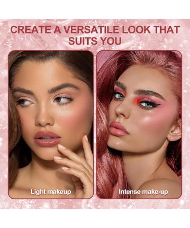 Fading Rose Eyeshadow Palette - Matte Shimmer & Glitter Pink Makeup | Highly Pigmented Pressed Powder - Buy Online on GoSupps.com