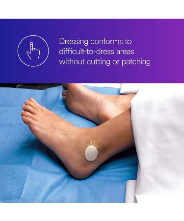 3M 90614 Tegaderm High Performance Foam Adhesive Dressing Mini Oval 10 Pads - Pack of 1, 1.25 x 1.5 - Medical Grade Wound Care - Buy Online on GoSupps.com