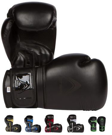 Athllete Training Boxing Gloves Black/Black 12 oz