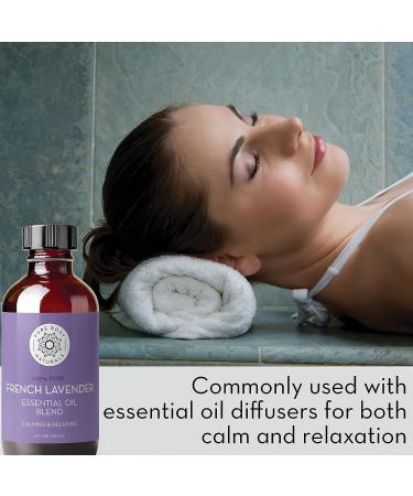 French Lavender Essential Oil Blend - 4 fl oz for Aromatherapy, Soap Making, DIY Skin & Hair - Pure Body Naturals - Buy Online on GoSupps.com
