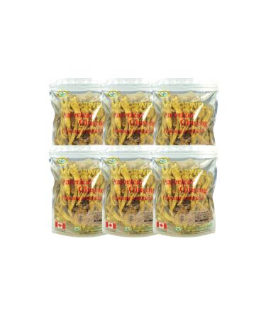 Vigorwell Premium 5-Year Bulk American Ginseng (1LB/454G/16OZ X 6 Bags)-Value Pack Save 15%