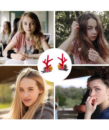 Reindeer Clips | Cute Reindeer Antler Hairpin | Reindeer Antler Headband Cute Reindeer Antlers Ears for Kids and Adults Frifer #5 Pine Cone Clamp - Buy Online on GoSupps.com