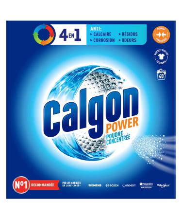 Calgon 4-in-1 anti-limescale powder, protects and keeps your washing machine clean - 1 kg - 40 washes