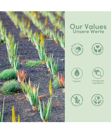 Aloe Vera Gel 99.6% Bio - Vegan Face Hair & Body Care | 4PeopleWhoCare - 50ml After Sun Gel Certified Natural Cosmetics - Buy Online on GoSupps.com