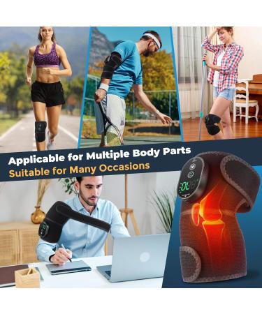 MOAJAZA Heated Knee Brace Wrap Cordless Knee Pad with Multiple Heating Modes for Arthritis Pain Relief Best Knee Support for Comfort and Warmth - Buy Online on GoSupps.com