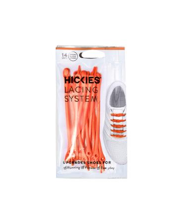 HICKIES Elastic Tie-Free Shoelaces (2.0 New) Orange