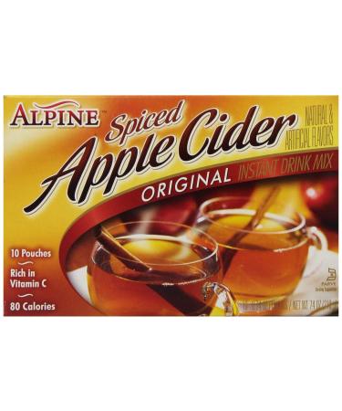 Alpine Spiced Cider Spiced Cider Apple Flavor Drink Mix, 10 ct - SET OF 2
