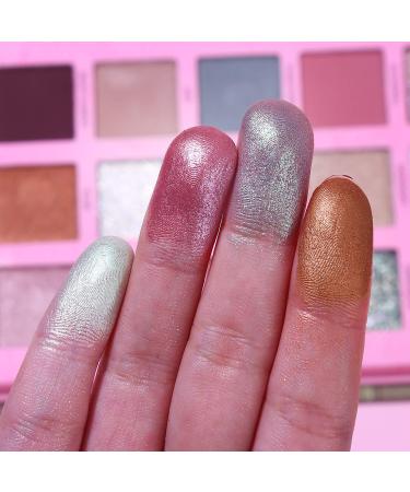 UCANBE Magic Spell Eyeshadow Palette - 18 Color Pigment Matte Shimmer Glitter Eye Shadow Makeup - Buy Online on GoSupps.com