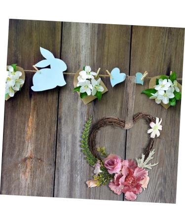 Zerodeko 4 Pcs Para De Mujer Interior Home Decoration Simulation Wreath Wicker Garland Christmas Rattan Wreaths Floral Wreath Heart Shape Garland Wedding Wooden Artificial Flower Car Door - Buy Online on GoSupps.com