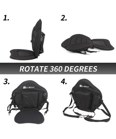 Luxurious Padded Kayak Seat | Adjustable & Comfortable Boat Seat with Back Support - Buy Online on GoSupps.com