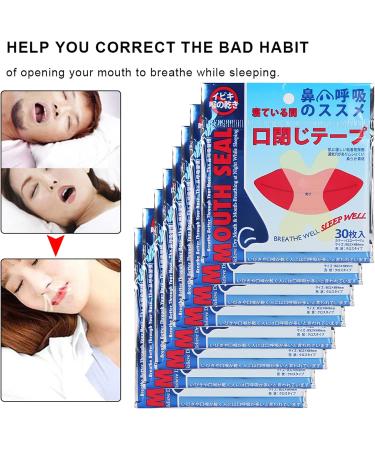 Tyenaza 240pcs Mouth Tape for Anti-Snoring Strips - Snoring Aid for Improved Nose Breathing and Reduction of Snoring - Buy Online on GoSupps.com