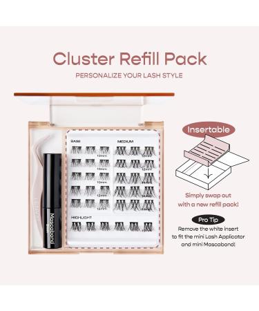 i-ENVY Cluster Palette Lash Refill | DIY Customizable False Eyelashes | Varied Length Under Lash Extensions | Shop Internationally - Style #05 - Buy Online on GoSupps.com