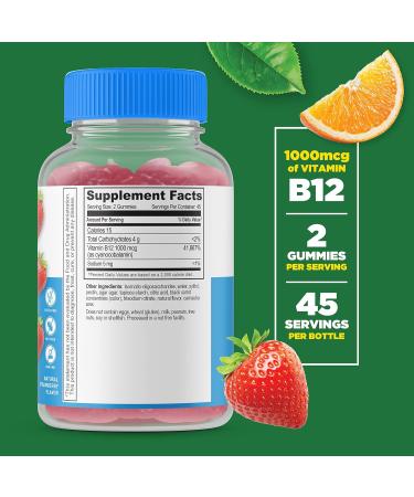 Lifeable Sugar Free Biotin + Vitamin B12 Gummies Bundle - Great Tasting Vitamin Supplement Gluten Free GMO Free Chewable Gummy - Buy Online on GoSupps.com