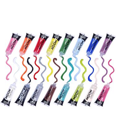 Moon Creations Green Face & Body Paint Tubes | 12ml | Cruelty-Free UK-Made | No Flake | For Kids & Adults | Perfect for Fancy Dress, Festivals & Halloween - Buy Online on GoSupps.com