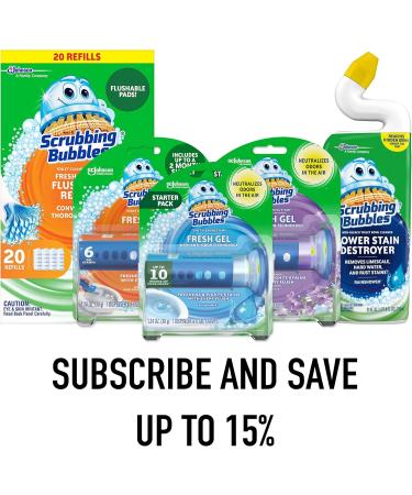 Scrubbing Bubbles Foaming Bleach Bathroom Cleaner 32 oz - Refill Bottle for Sparkling Clean & Disinfecting | International Shipping Available - Buy Online on GoSupps.com