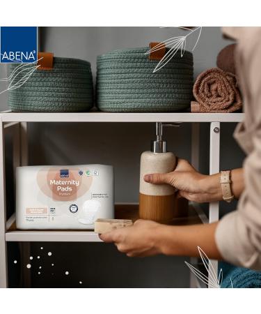 ABENA Premium Maternity Pads - Eco-Friendly Postpartum Essentials for Extra Protection - 15 Pack - Buy Online on GoSupps.com